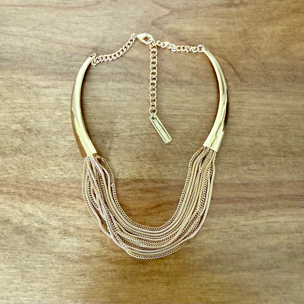 ‼️LAST CHANCE‼️ NWOT Vince Camino Elegant Gold Multi Chain Necklace